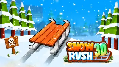 Snow Rush 3D - free online racing game