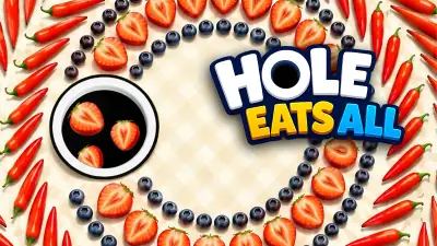 Hole Eats All: Eat Them All - free online puzzle game