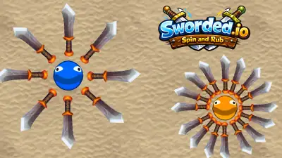 Sworded io - Spin and Rub - free online shooting game