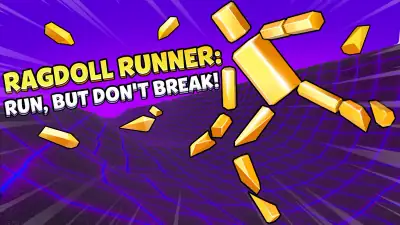 Ragdoll Runner: Run, but Don't Break! - free online arcade game