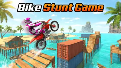 Bike Stunt Game - free online puzzle game