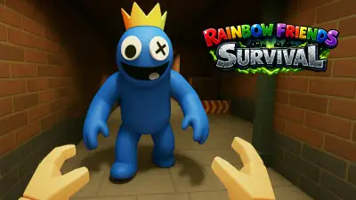 Rainbow Friends. Survival - free online shooting game