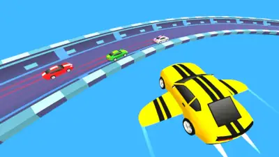 Crazy Flying Car - free online racing game