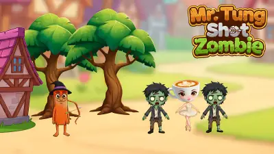 Mr.Tung Shoot Zombie - free online puzzle game