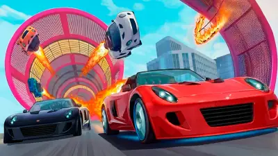 Mega Car Stunts - free online action game