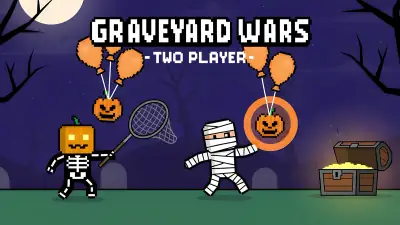 Graveyard Wars - Two player - free online hypercasual game
