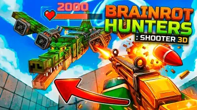 Brainrot Hunters: Shooter 3D