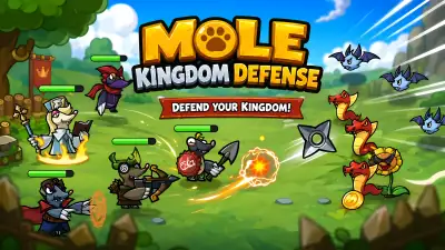 Mole Kingdom Defense - free online racing game