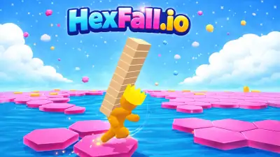 HexFall.io - free online io game